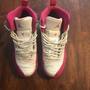 Pink Jordan 12s